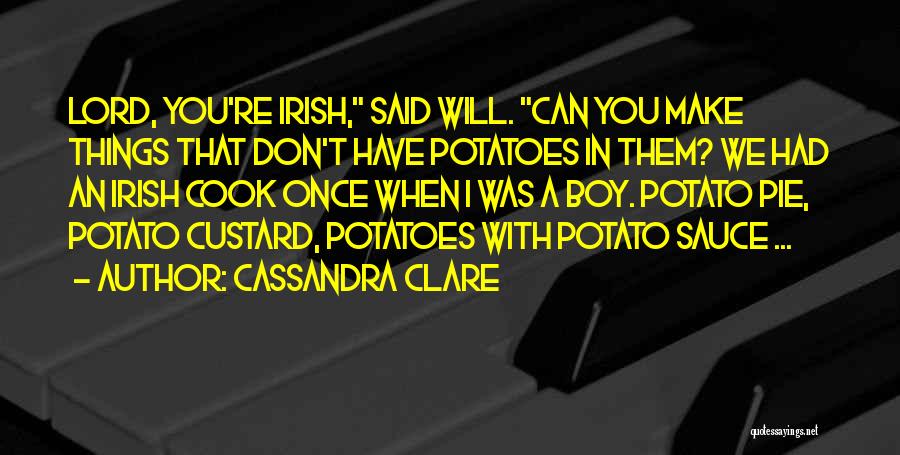 Custard Quotes By Cassandra Clare