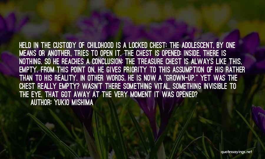 Custody Quotes By Yukio Mishima