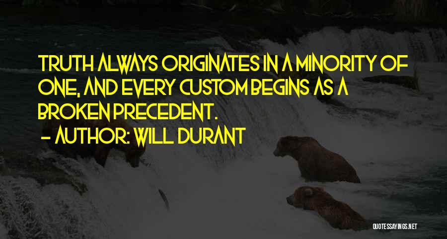 Custom Quotes By Will Durant