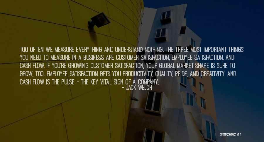 Customer And Employee Satisfaction Quotes By Jack Welch Customer And Employee Satisfaction Quotes By Jack Welch