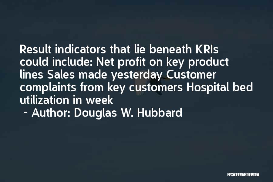 Customer Complaints Quotes By Douglas W. Hubbard