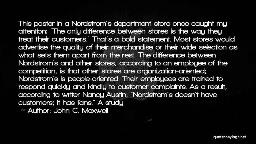 Customer Oriented Quotes By John C. Maxwell