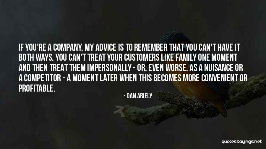 Customer Self Service Quotes By Dan Ariely