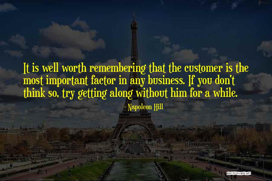 Customer Self Service Quotes By Napoleon Hill