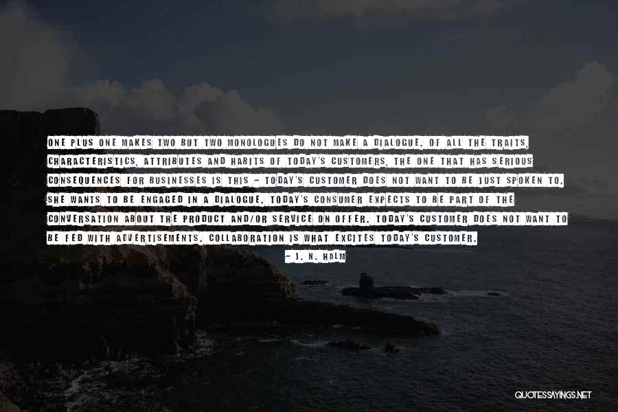 Customer Service Quotes By J. N. HALM Customer Service Quotes By J. N. HALM