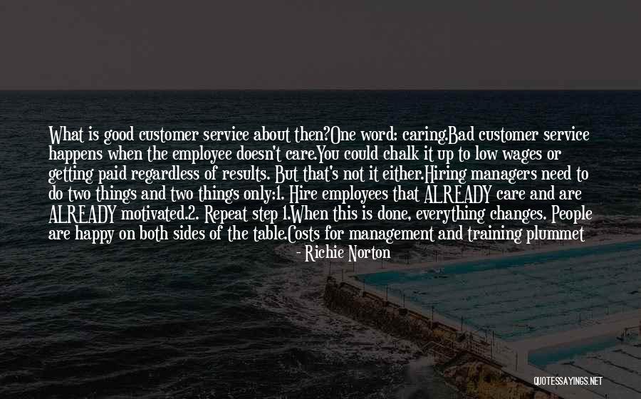 Customer Service Work Quotes By Richie Norton