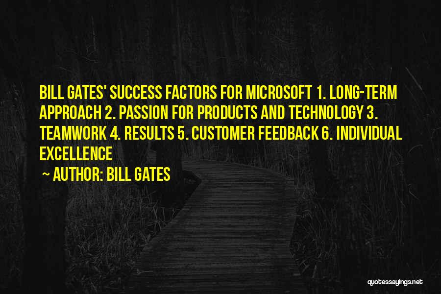 Customer Success Quotes By Bill Gates