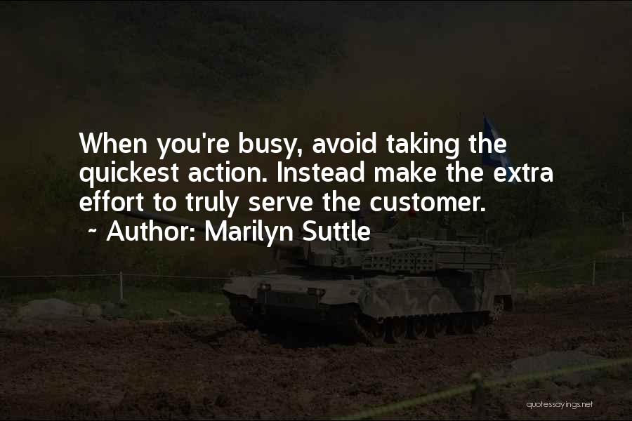 Customer Success Quotes By Marilyn Suttle