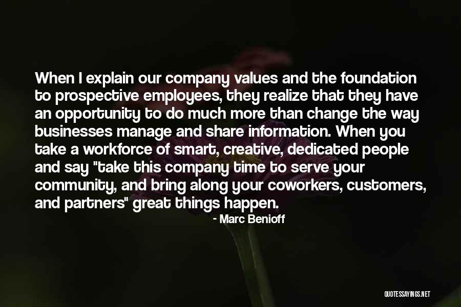 Customers And Employees Quotes By Marc Benioff