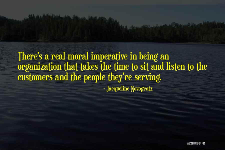 Customers Quotes By Jacqueline Novogratz