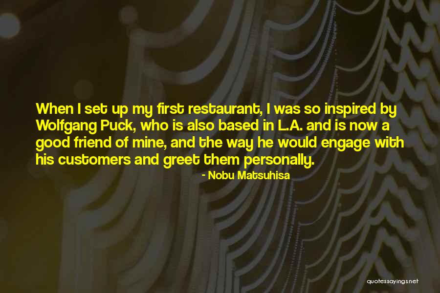 Customers Quotes By Nobu Matsuhisa