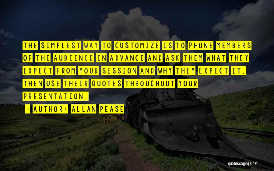 Customize Quotes By Allan Pease