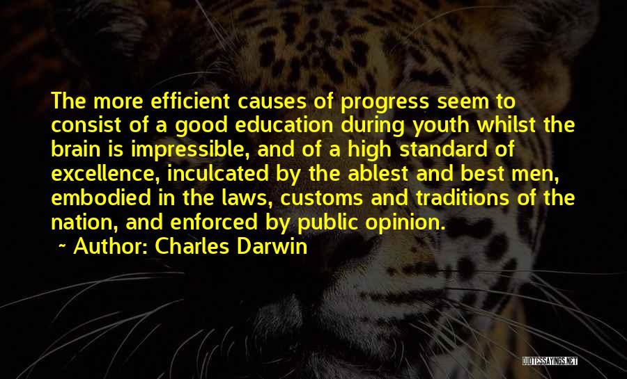 Customs And Traditions Quotes By Charles Darwin