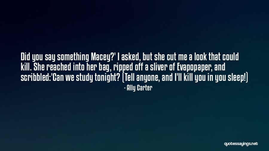 Cut Her Off Quotes By Ally Carter Cut Her Off Quotes By Ally Carter