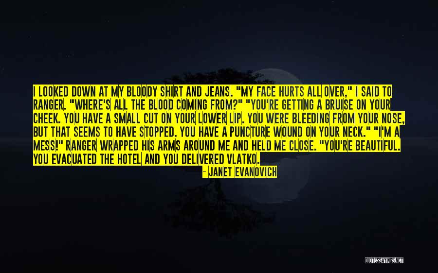 Cut Off Shirt Quotes By Janet Evanovich