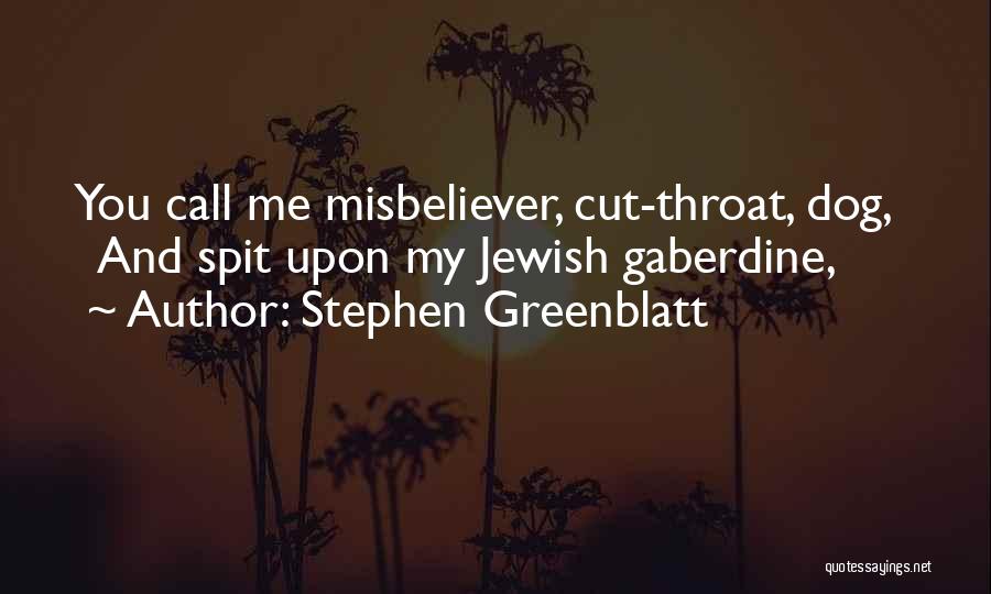 Cut Throat Quotes By Stephen Greenblatt