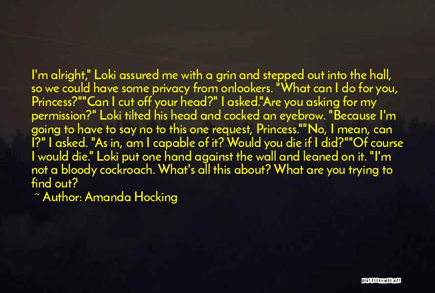 Cut You Off Quotes By Amanda Hocking