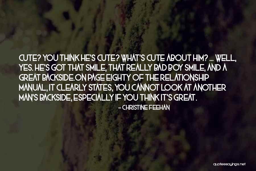 Cute About Him Quotes By Christine Feehan