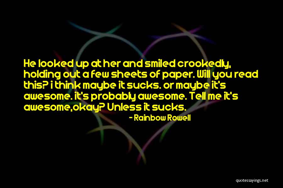 Cute And Funny Quotes By Rainbow Rowell