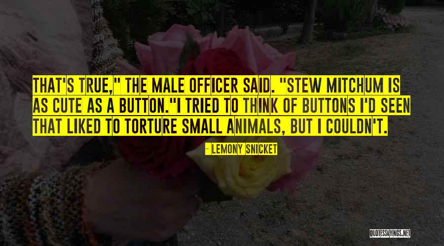 Cute Animals Quotes By Lemony Snicket