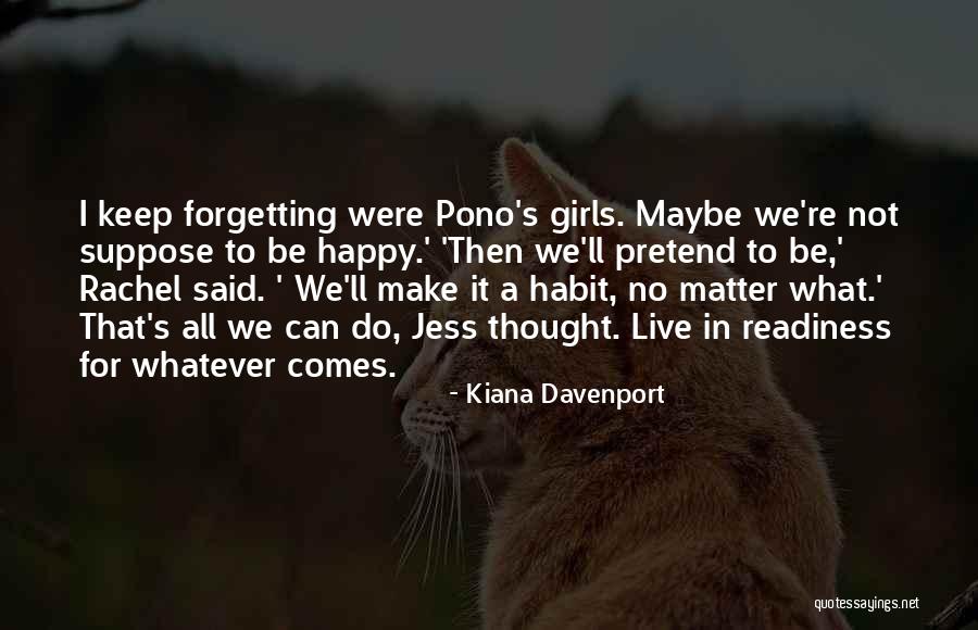 Cute Aquatic Quotes By Kiana Davenport Cute Aquatic Quotes By Kiana Davenport