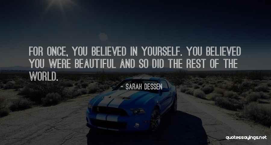 Cute Belittling Quotes By Sarah Dessen Cute Belittling Quotes By Sarah Dessen