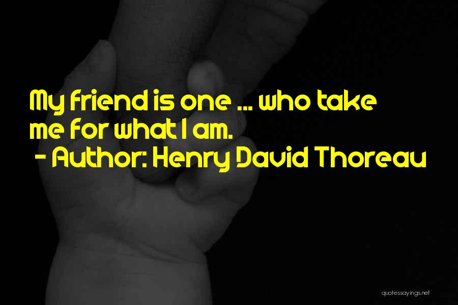 Cute Best Friend Quotes By Henry David Thoreau