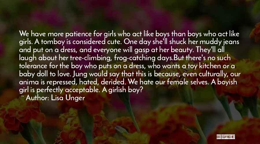 Cute Boy And Girl Love Quotes By Lisa Unger