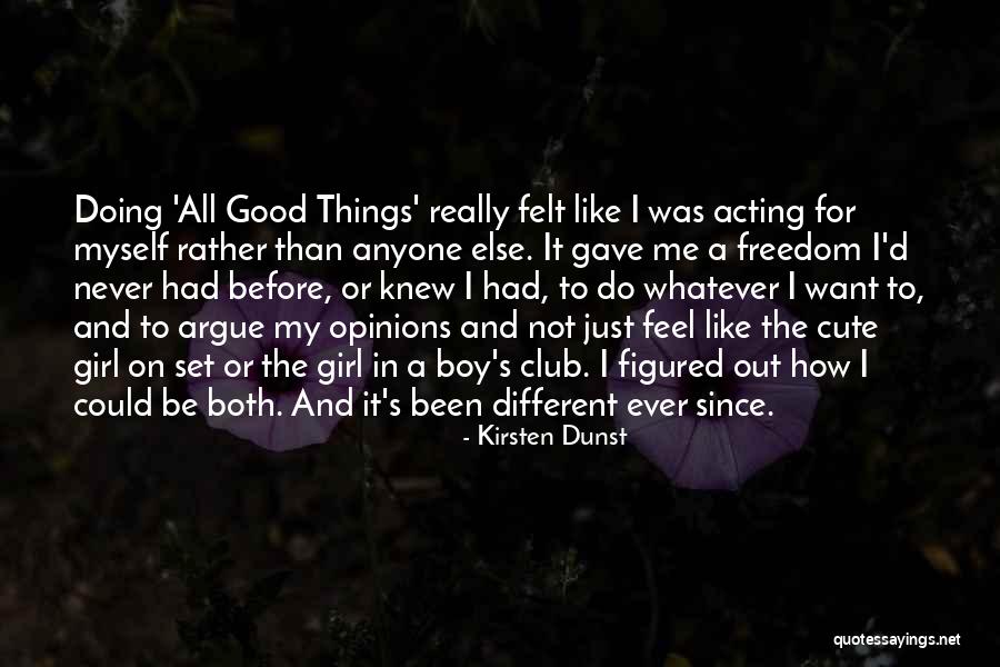 Cute Girl And Boy Quotes By Kirsten Dunst Cute Girl And Boy Quotes By Kirsten Dunst