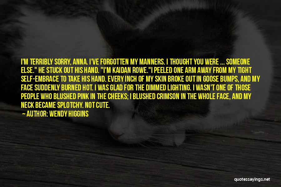 Cute I M Sorry Quotes By Wendy Higgins