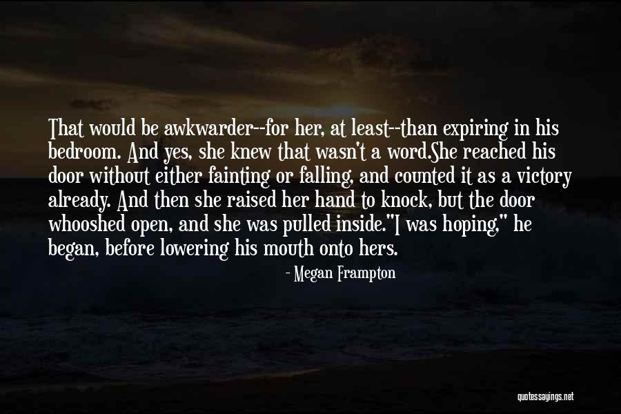 Cute Kiss Quotes By Megan Frampton Cute Kiss Quotes By Megan Frampton