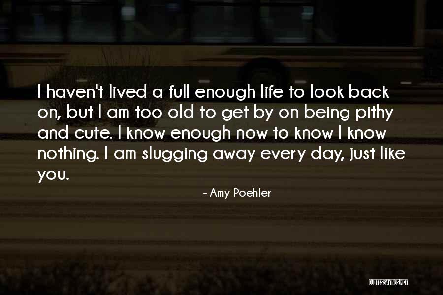 Cute Life Quotes By Amy Poehler Cute Life Quotes By Amy Poehler