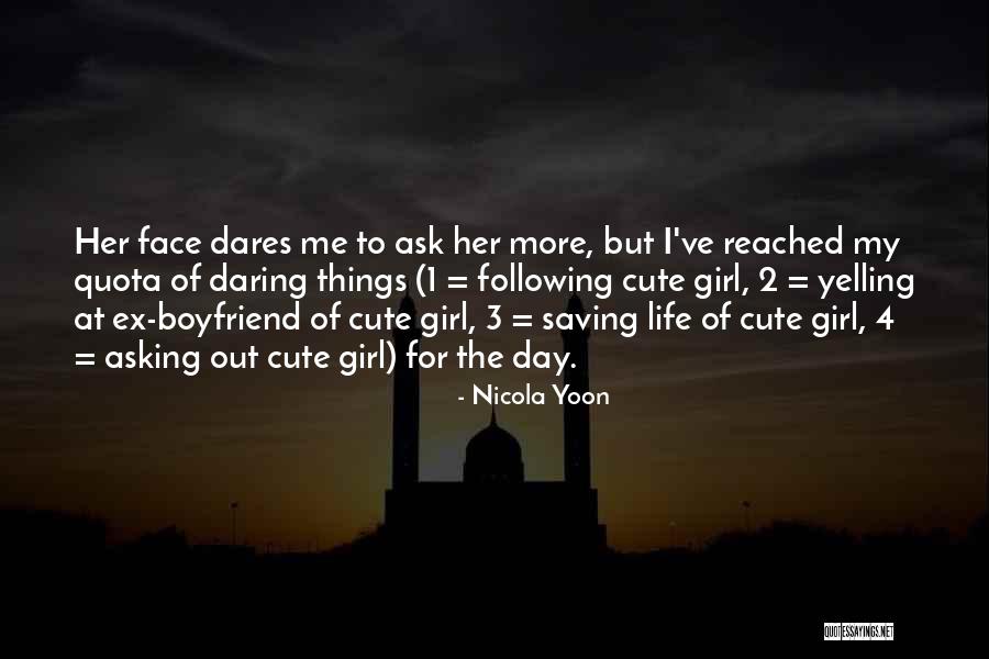 Cute Life Quotes By Nicola Yoon Cute Life Quotes By Nicola Yoon