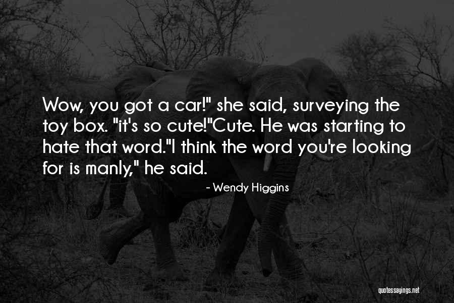 Cute Looking Quotes By Wendy Higgins