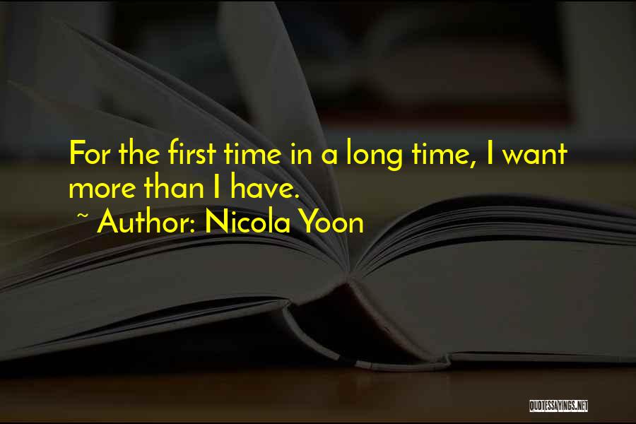 Cute Love And Life Quotes By Nicola Yoon