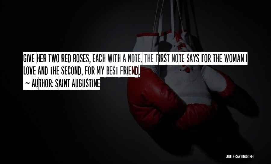 Cute Love Note Quotes By Saint Augustine