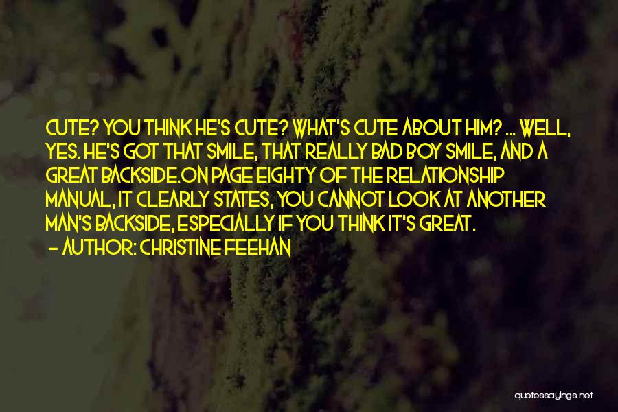 Cute Man Quotes By Christine Feehan