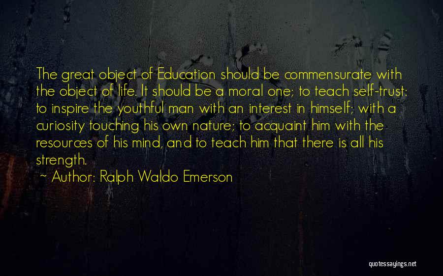 Cute Man Quotes By Ralph Waldo Emerson