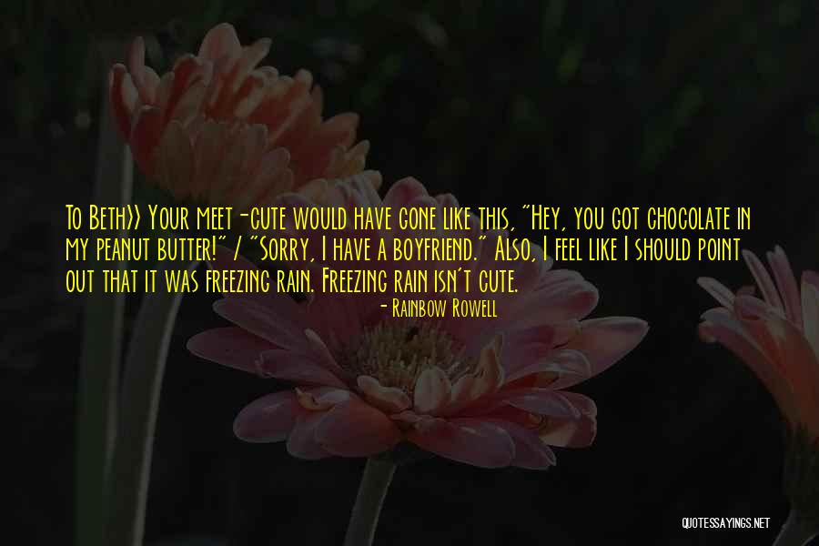 Cute Meet Me Quotes By Rainbow Rowell Cute Meet Me Quotes By Rainbow Rowell