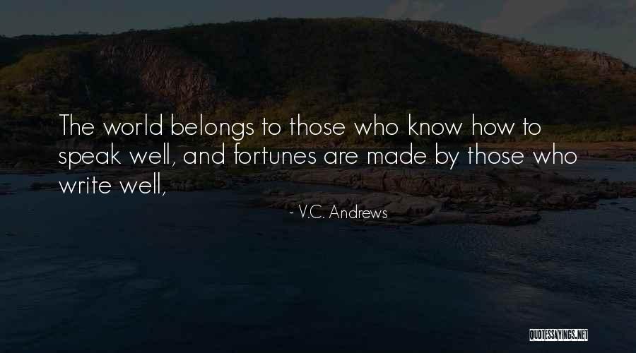 Cute Safari Quotes By V.C. Andrews Cute Safari Quotes By V.C. Andrews