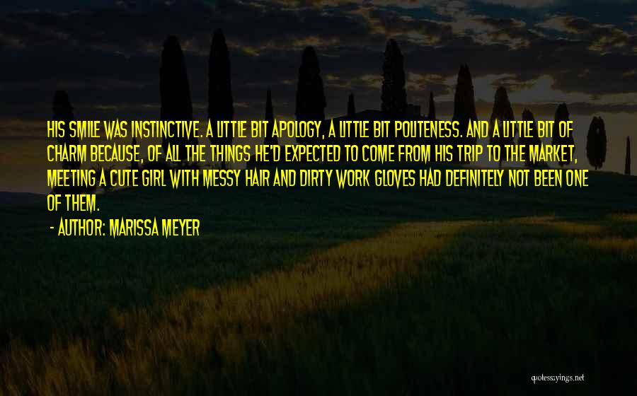 Cute Smile Of A Girl Quotes By Marissa Meyer