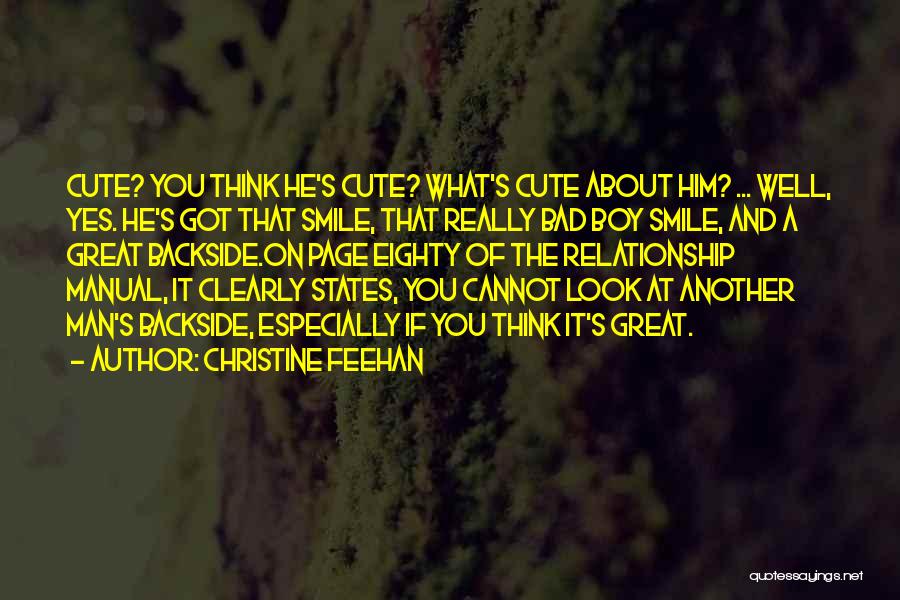 Cute Smile Quotes By Christine Feehan