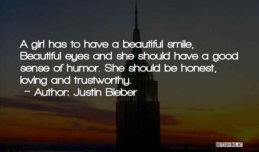 Cute Smile Quotes By Justin Bieber