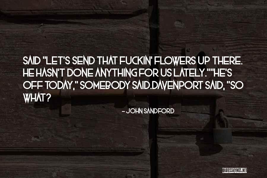 Cute Thank You Notes Quotes By John Sandford Cute Thank You Notes Quotes By John Sandford