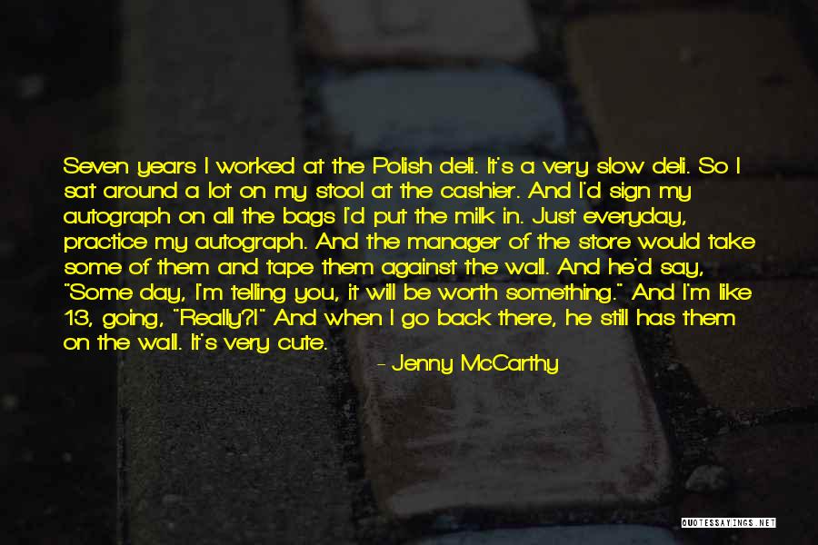 Cute Wall Quotes By Jenny McCarthy