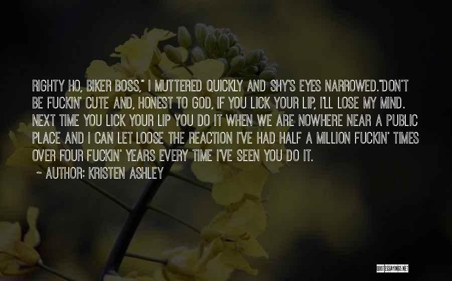 Cute You're On My Mind Quotes By Kristen Ashley