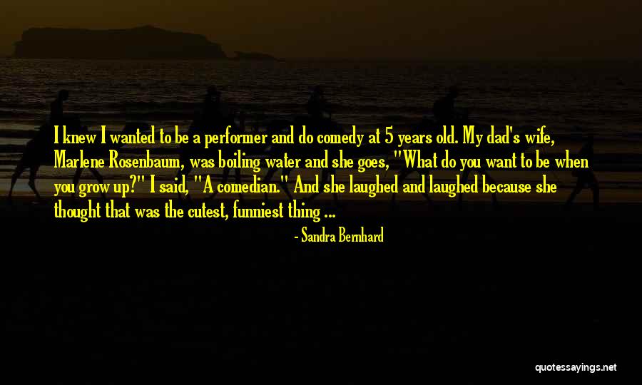 Cutest Quotes By Sandra Bernhard