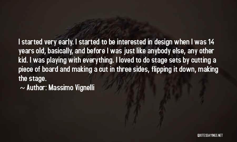 Cutting Board Quotes By Massimo Vignelli