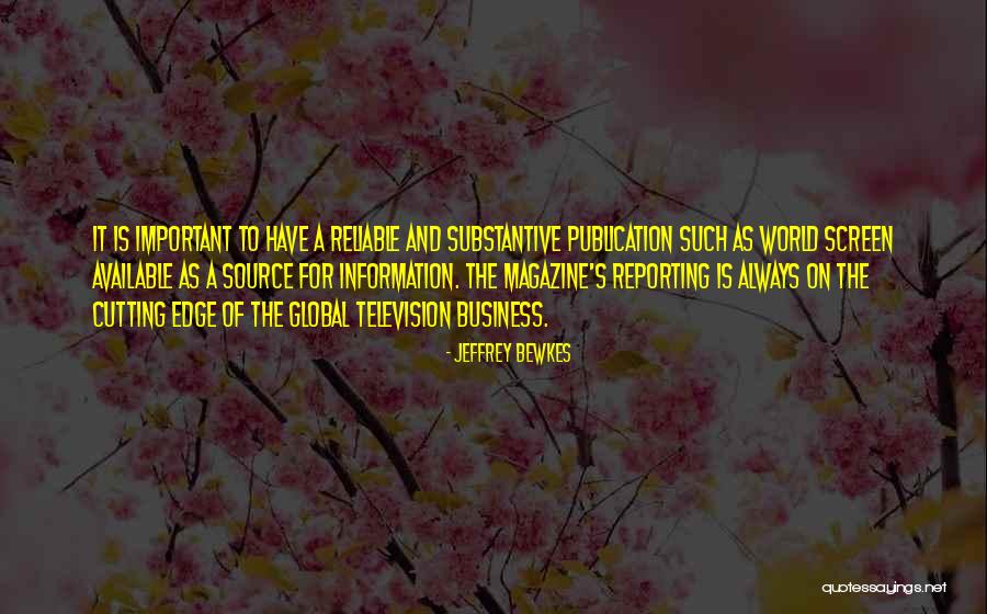Cutting Edge Quotes By Jeffrey Bewkes Cutting Edge Quotes By Jeffrey Bewkes