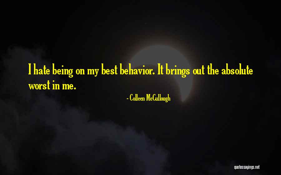 Cutting Scars Quotes By Colleen McCullough